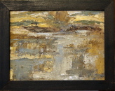 Märkische Landschaft  Öl/Pappe  18,6x24,2 cm